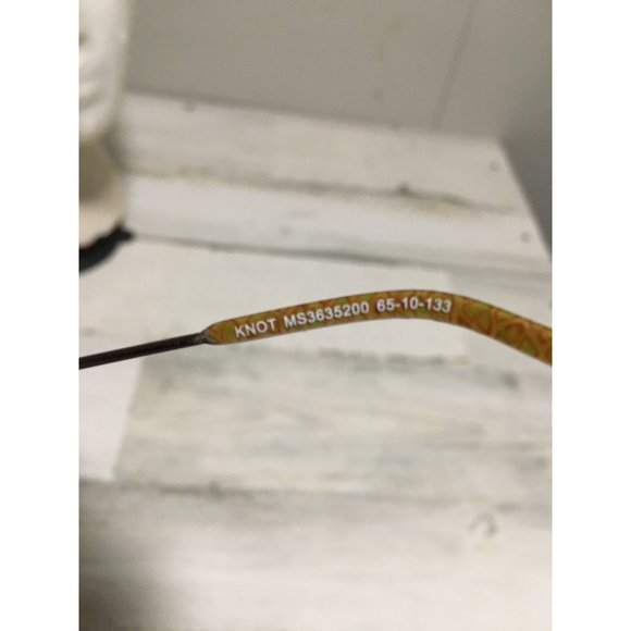 Fossil unisex aviator sunglasses with dark brown lenses and bronze frames - Picture 5 of 6